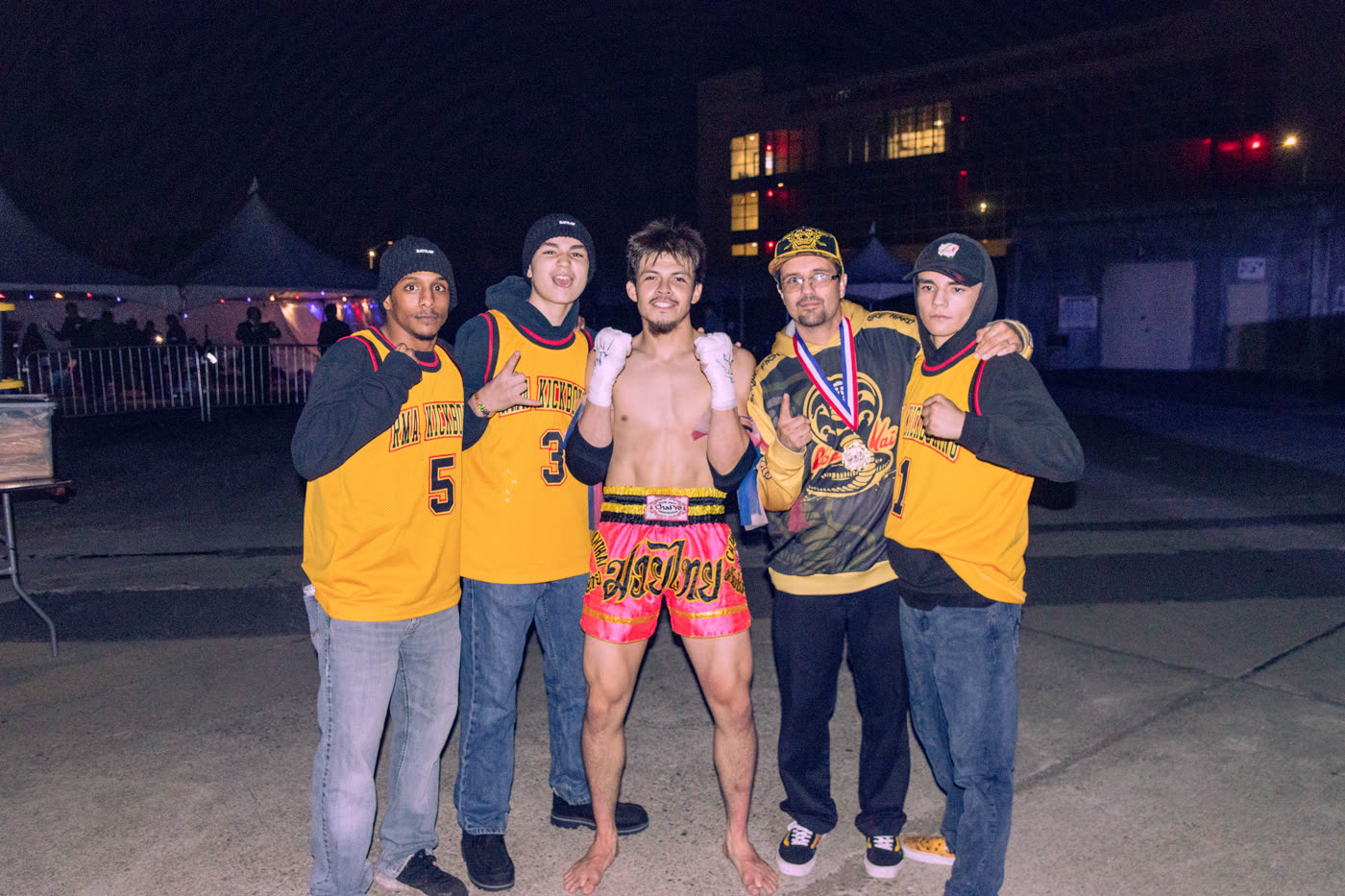 Team Chaiyo on fight night