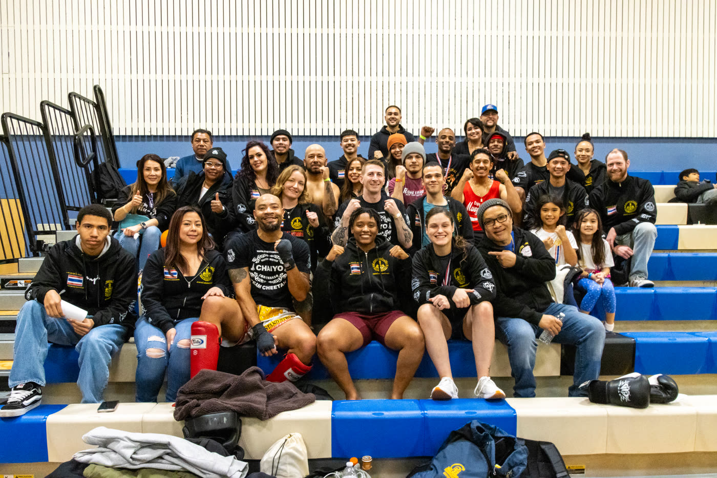 Team Chaiyo together at an event